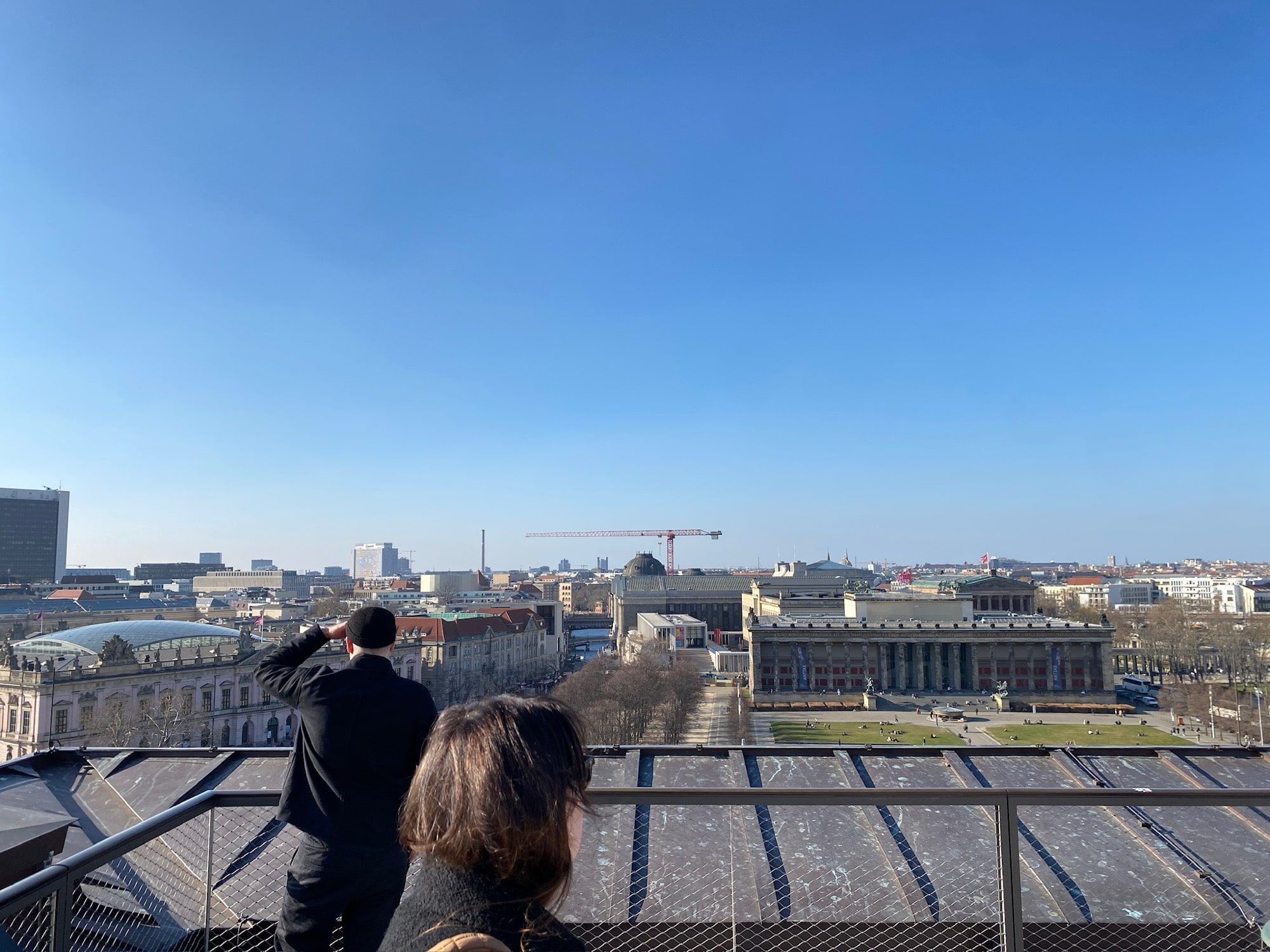 View from the Humboldt Forum over Berlin
