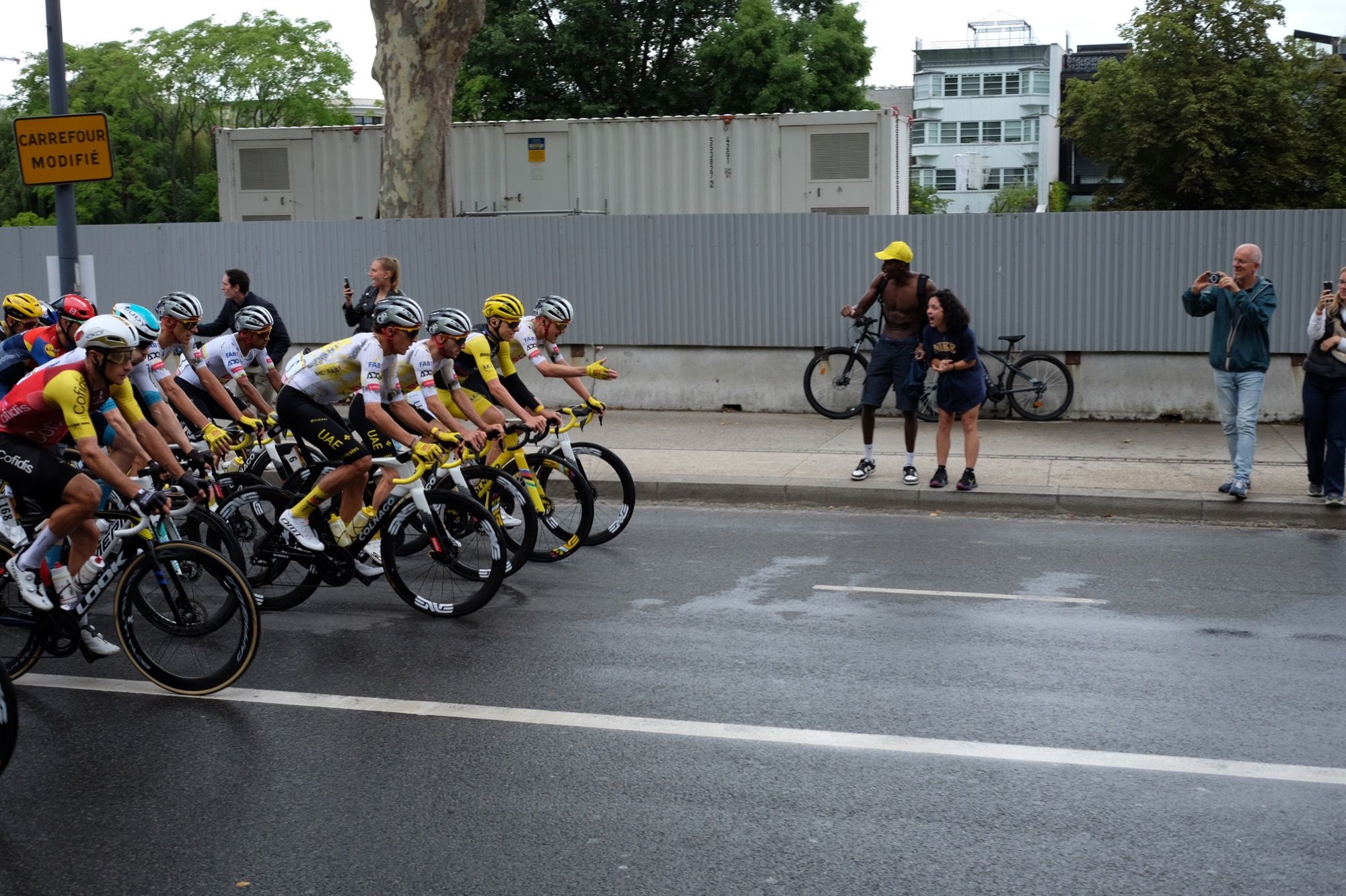 Tour de France, seeing the Peleton and Pogi