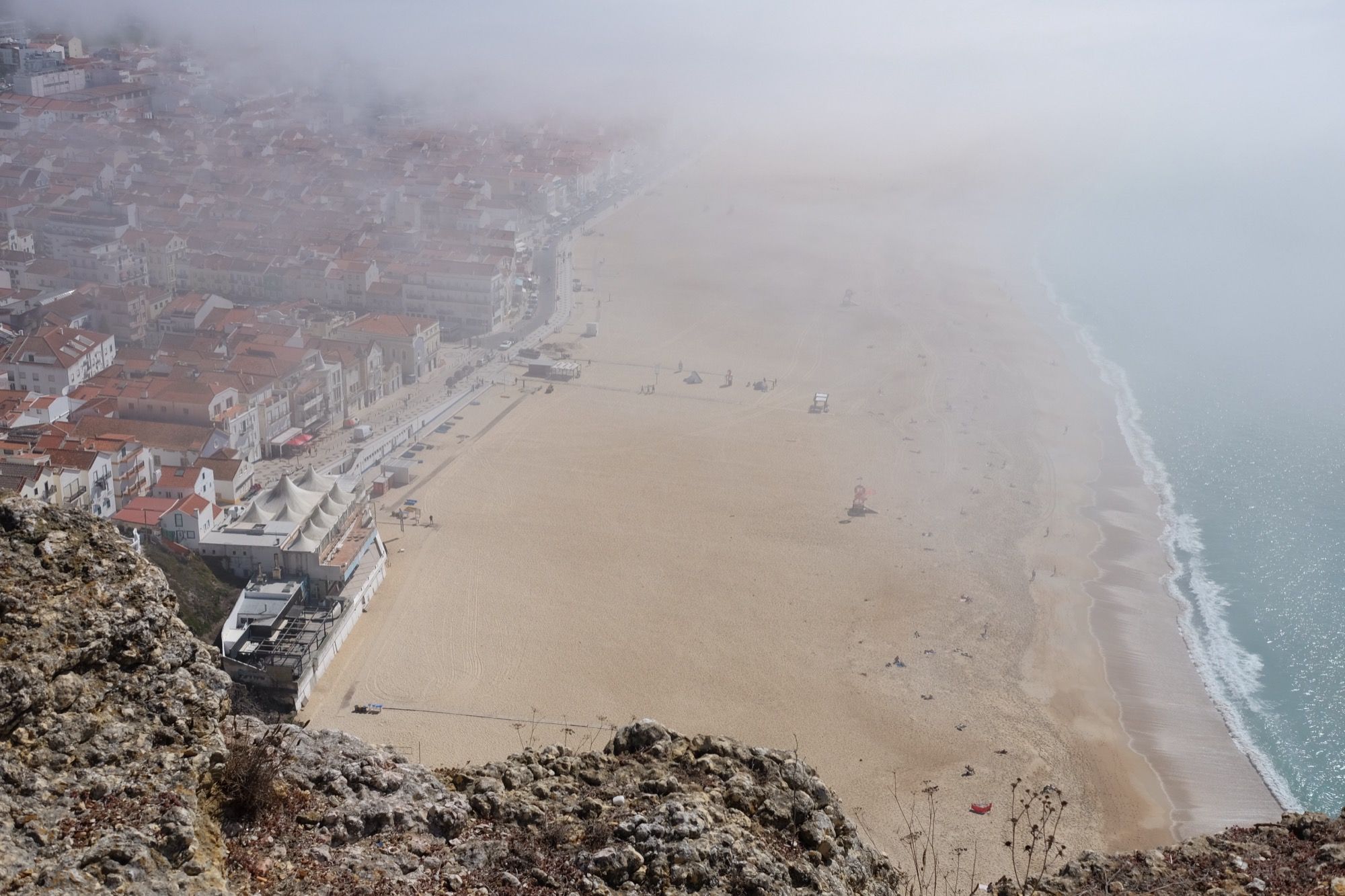 Cloudy day at Nazaré